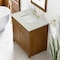 James Martin Vanities Bellshire 36" Single Vanity, Honey Oak w/ 3 CM Lime Delight Silestone Top 660-V36-HNO-3LDL - alternate 4