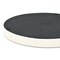 Homeroots 15in White Faux Wicker Round Serving Tray 713547 - alternate 3