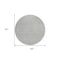 Homeroots 8' Gray And Ivory Round Chevron Washable Indoor Outdoor Area Rug 596269 - alternate 5