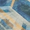 Homeroots 9' X 12' Teal Blue Gold And Silver Geometric Washable Indoor Outdoor Area Rug 618761 - alternate 4