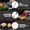 Home-Complete Griddle Accessories 28PC Grill Set w/ Stainless Steel Spatulas, Tongs, Cleaner, Dome & Carry Bag KIT-OUT2 - alternate 5
