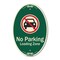 Signmission No Parking Loading Zone With No Car Symbol, 12 Inch X 18 Inch Designer, Heavy Gauge Aluminum A-OV-G-1218-9817 - alternate 1