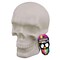 Magic Seasons Multicolored LED Color Changing Skull Halloween Decor 768462 - alternate 2