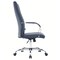 Leisuremod Sonora Modern High-Back Leather Office Chair, Navy Blue SO19BUL - alternate 4