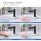 Kibi Circular Touchless Bathroom Faucet with Pop-Up Drain, Plug-In or Battery Powered C-KBF1029MB - alternate 5