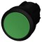 Siemens Pushbutton, 22 mm, round, plastic, green, pushbutton, flat 3SU1000-0AA40-0AA0-ZY15 - alternate 2