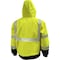 Reflective Apparel ANSI Type R Class 3 Water-Resistant Bomber Jacket with Breakaway Snap Off Hood 430PS-LB-5T - alternate 3