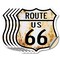 Signmission Route Us 66 Rustic, 6 inch X 6 inch, Vinyl Decal, 5PK SHI-D-5PACK-6-485 - alternate 1