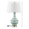 Jonathan Y Tucker 30.5 in. Striped Ceramic/Metal LED Table Lamp, Green/White JYL3054A - alternate 5