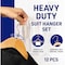 Lifemaster Solid Wooden Hanger Set, Non-Slip, 360 Deg Swivel Hook, Space-Saving, 12PK LMSUWD12 - alternate 5