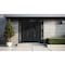 Vdomdoors Metal Double Doors Deux 6501 Black Enamel Opaque Black Glass 2 Sidelights and Top Transom Entry Mod DEUX6501DEXD-BLK-W12+72+12xH80+14-RH-I - alternate 2