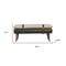 Homeroots 35in Brown Boucle and Solid Wood Upholstered Storage Bench With Cabinet 717468 - alternate 5