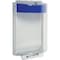 Safety Technology International Universal Stopper Cover, Polycarbonate, Flush Mount, 5 1/2 in W x 8 1/8 in H x 2 5/8 in D STI-13020NB - alternate 1
