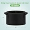 Ipower 15-Gallon Grow Bag Thickened Nonwoven Fabric Pots, Black w/Green Stitch Sewing, 5PK GLGROWBAG15X5EGRN - alternate 4