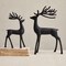 Creative Co-Op Black Reindeer Table Decor 18 in. XS6069 - alternate 2