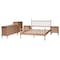 Baxton Studio Laurent Bamboo-Style 5-Piece Bedroom Set with Two Nightstands, Queen 266-14563-14566-14565-14564-14564-ZORO - alternate 6