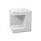 Monarch Specialties Accent Table 25"h, Indoor or Outdoor, Side Table, Nightstand, Square, White, Modern I 4131 - alternate 1