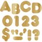 Trend Enterprises Gold Metallic 4" Casual Uppercase Ready Letters®, 71 Per Pack, PK3 T479 - alternate 1
