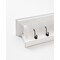 Homeroots Classic White Wood Wide Four Hook Hanging Coat Rack 397774 - alternate 3