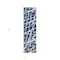 Homeroots 8' Runner Blue and White Abstract Washable Non Skid Indoor Outdoor Runner Rug 559632 - alternate 6