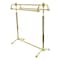 Kingston Brass 28" Freestanding Pedestal 3-Tier Towel Rack, Polished Brass SCC2262 - alternate 1