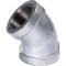 Southland Galvanized Equal Elbow, 45 Degrees , 1/2-In. 510-203HN - alternate 3