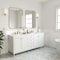 James Martin Vanities Chicago 72 in. Double Vanity, Glossy White, w/ 3 CM White Zeus Silestone Top 503-V72-GW-3WZ - alternate 2