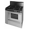 Premier Gas Range, 6 Sealed Burners, 36 inW x 46 inH x 26 inD, 3.9 cu. ft. Oven, Stainless Steel 805772 - alternate 1