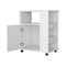 Homeroots 29in White Wood Accent Cabinet With Single Door 535066 - alternate 4