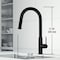 Vigo Hart Arched Single Handle Pull-Down Spout Kitchen Faucet in Matte Black VG02035MB - alternate 5