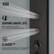 Vigo 59 in. H x 6 in. W 4-Jet Shower Panel System with Head, Tub Filler and Hand Shower Wand, Matte Black VG08022MB - alternate 4