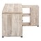 Homeroots 60" Taupe L Shape Computer Desk With Three Drawers 333523 - alternate 9