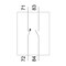 Siemens 2nd auxiliary switch block on the right, for 3TB52/54/56.-0A on the right 3TY6561-1L - alternate 3