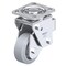 Blickle Swivel Plate Caster, Solid Rbr, 4", 440 lb., Number of Wheels: 1 LHF-ALEV 100K-14-SG - alternate 1