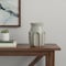 Homeroots 8" Sage And Gray Textural Ceramic Table Vase 574220 - alternate 5