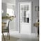 Sartodoors Solid Interior French, Felicia 3599 White Silk with Clear Glass, Single Regular Panel Frame Trims FELICIA3599ID-WS-2896 - alternate 2