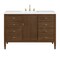 James Martin Vanities Vanity, without top, Mid-Century Walnut, 47.88 in W x 23.5 in D,  485-V48-M-WLT - alternate 1