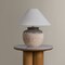 Troy Lighting Unearthed 1 Light Table Lamp in Patina Brass and Ceramic Flamed White Finish PTL1723-PBR/CFH - alternate 3