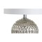 Jonathan Y Krister 20.5" Glass/Metal LED Table Lamp, Silver/Ivory JYL1041A - alternate 4