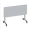 Correll Rectangle Premium Sit To Stand HPL Flip Top Table, 72 in W, 28 in to 38 in H, Particleboard Top FTS2472-15-14-13 - alternate 2