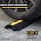 Kable Kontrol Cable Ramp, 1-1/2 in H, 38 in L, 10 in W, 1 Channel, Polyurethane/Rubber, Bright Yellow CP9896 - alternate 4