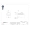 Zoro Select Sheet Metal Screw, #14 x 3/4 in, Zinc Plated Steel Flange Hex Head Slotted Drive, 100 PK U28100.025.0075 - alternate 3