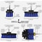 Drillbrush Pool & Marine Medium Blue Drill Brush, 4 Piece B-S-542O-QC-DB - alternate 3
