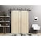 Sartodoors Barn Bypass Doors with 6.6ft Hardware, Planum 0017 Natural Veneer and Aluminum Strips, Sturdy Heavy PLANUM0017BBB-SHP-56 - alternate 1