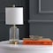 Jonathan Y Duncan 19.5" Glass/Metal LED Table Lamp, Brass/Clear JYL1033A - alternate 8