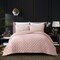 Homeroots Blush King Polyester 220 Thread Count Washable Down Comforter Set 528876 - alternate 4