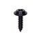 Auveco Phillips Flat Washer Head Tapping Screw 8-18 x 1/2in Black, 100PK 12213 - alternate 1
