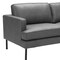 Homeroots 72" Gray Faux Leather Sofa 396467 - alternate 5
