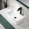 Anzzi Aria Series 22 in. Ceramic Rectangular Vessel Bathroom Sink Basin in White LS-AZ924 - alternate 4