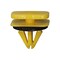 Auveco GM Moulding Clip with Sealer, Yellow Nylon, 10PK 22036 - alternate 1